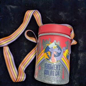 Disney Figment Crossbody Bag - Red, Silver, and Multicolor